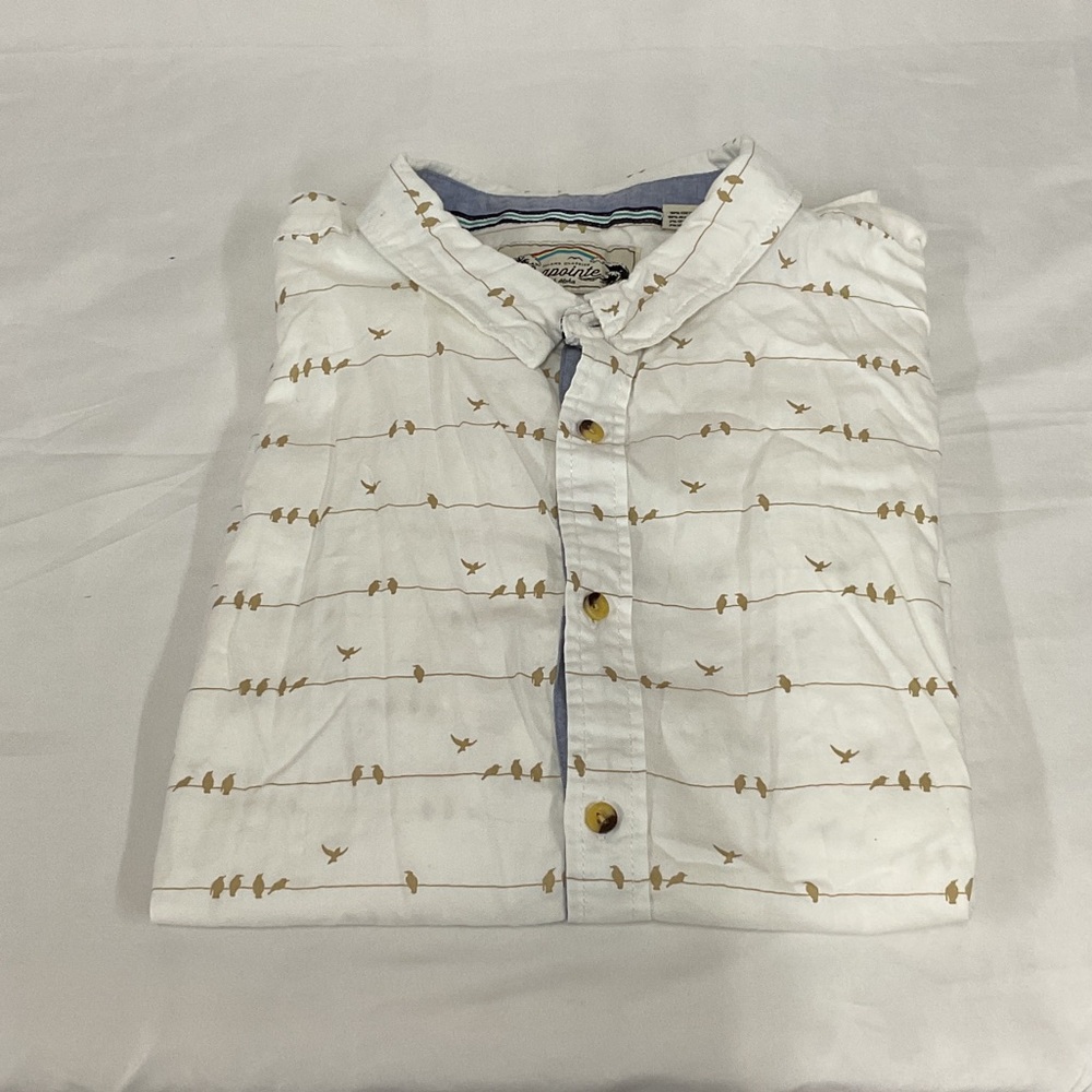 EUC Mens short sleeve Seapointe button down shirt